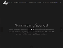 Tablet Screenshot of guns-spendal.si